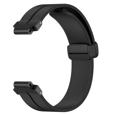 Silikonarmbandsarmband för Garmin Forerunner Watch Svart