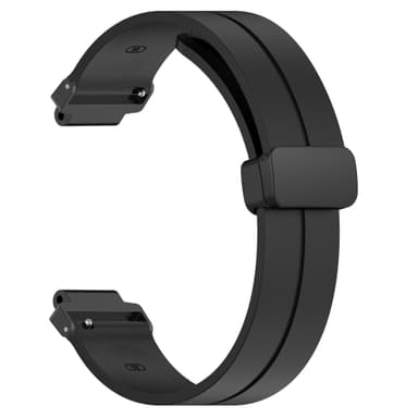 Silikonarmbandsarmband för Garmin Forerunner Watch Svart
