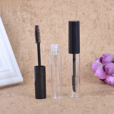Tom mascara behållare med ögonfransborste Svart 10 ml