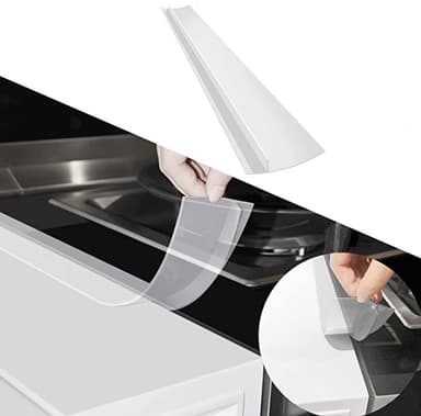Spislist håller rent mellan spis och skåp 61.5 cm Transparent 1-pack