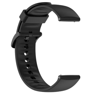 Universal klockarmband Svart 22 mm