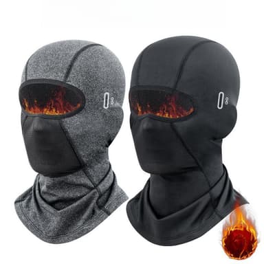 Vinter Balaclava Huva/Skidmask Svart