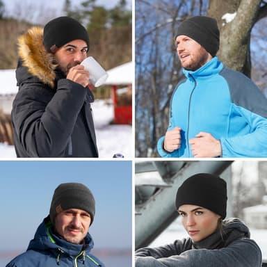 Varm Vintermössa – One Size Passar alla Grå