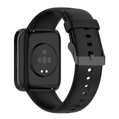 SKG V9 Pro, Amazfit Bip5 Unity Liquid Silicone Watch Armband Svart