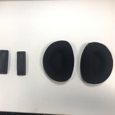 Öronkuddar och Huvudband för Sennheiser RS160 RS170 RS180 Svart