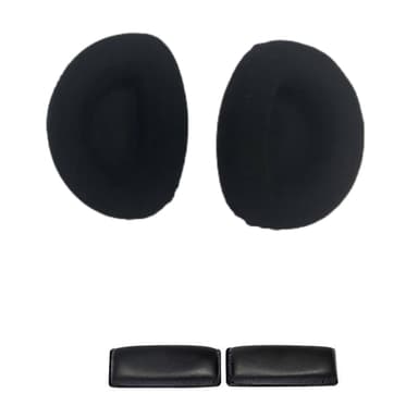 Öronkuddar och Huvudband för Sennheiser RS160 RS170 RS180 Svart