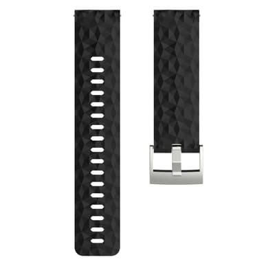 Silikonarmband för Suunto Spartan Sport Wrist HR Baro Svart