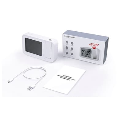 Projektionsväckarklocka med Temperaturdisplay