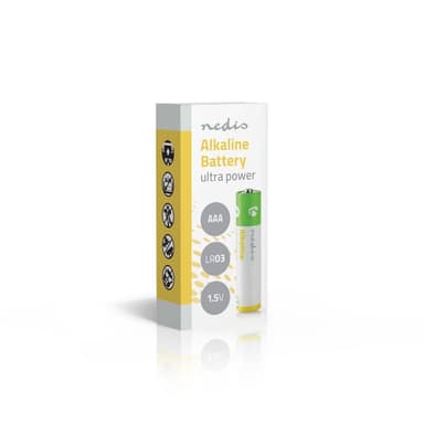 Nedis Alkaline Batteri AAA | 1.5 V DC | 2-krympförpackning