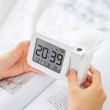Projektionsväckarklocka med Temperaturdisplay