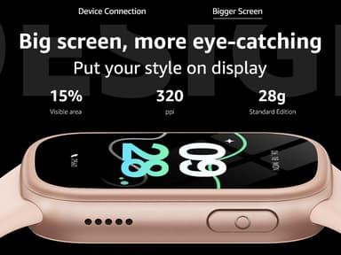 Smartwatch med Bluetooth och Hälsoövervakning Rosa