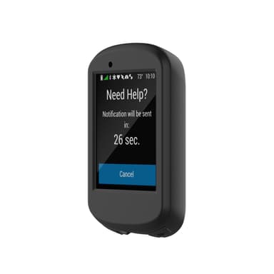 Skyddande silikonfodral för Garmin Edge 830 Svart