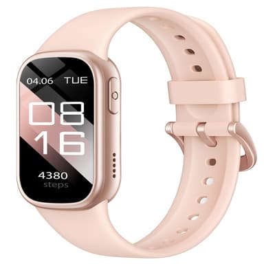 Smartwatch med Bluetooth och Hälsoövervakning Rosa