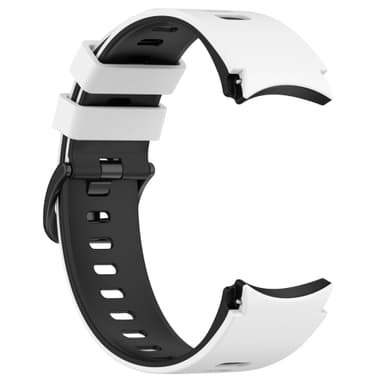 Tvåfärgad klockarmband för Samsung Galaxy Watch 4/5/6/6 Classic Vit