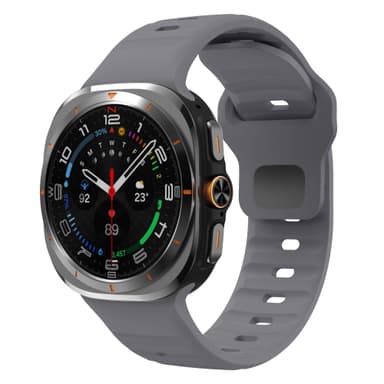 Silikonarmband för Samsung Galaxy Watch Ultra 47 mm Grå