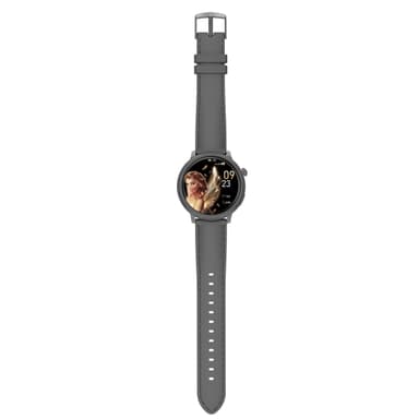 Smartwatch med Puls-, Blodtrycks- och Blodsyreövervakning Svart