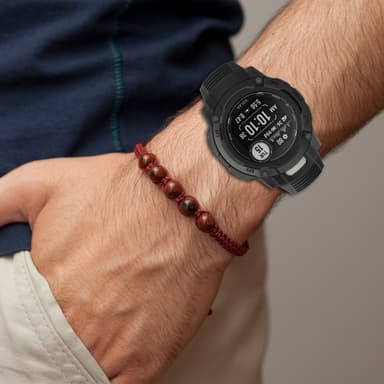 Silikon Klockarmbandsarmband för Garmin Instinct 2X Svart