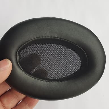 Öronkuddar i Proteinläder för Philips HM5 Svart