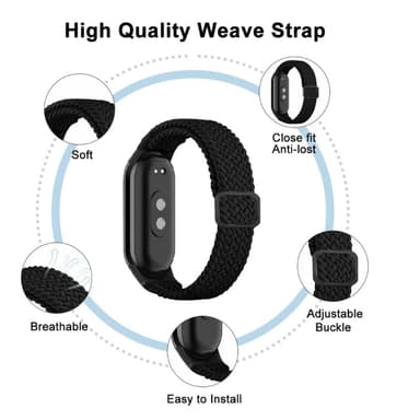 Xiaomi Band 8 Active Strap Svart