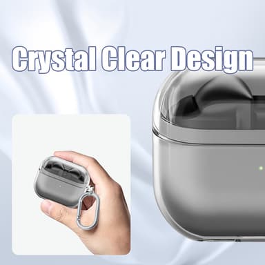Skyddsfodral för Samsung Galaxy Buds 3/Buds 3 Pro med karbinhake