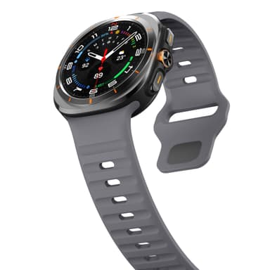 Silikonarmband för Samsung Galaxy Watch Ultra 47 mm Grå