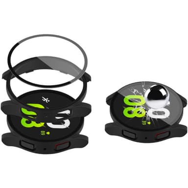 Skyddsfodral till Samsung Watch 7 med Inbyggt Skärmskydd Grå 44mm