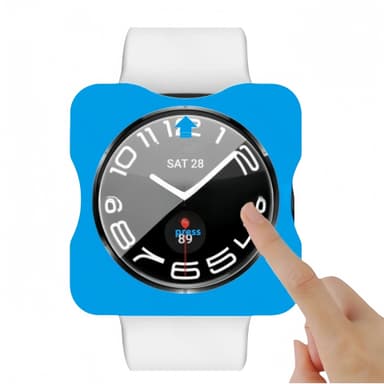 Skärmskydd i Härdat Glas för Samsung Galaxy Watch (2-pack) Samsung Gal