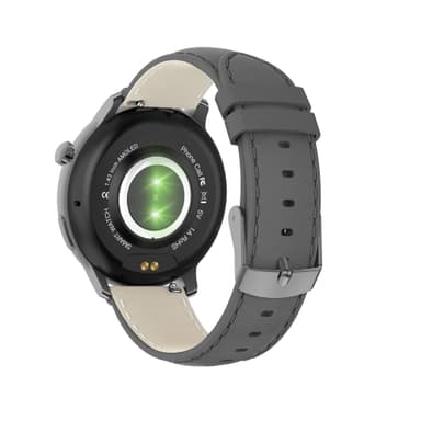 Smartwatch med Puls-, Blodtrycks- och Blodsyreövervakning Svart