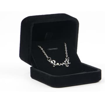 Smyckeskrin och Presentask för Halsband och Armband Svart