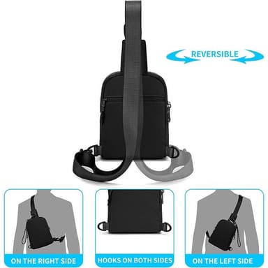 Outdoor Crossbody-Väska Svart