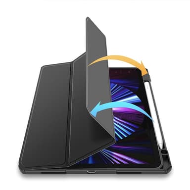 Skyddsfodral för iPad Air 4/5 10.9/iPad Air 6 11 (2024) Svart