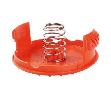 Trimmerspole med lock och fjäder för trådtrimmer