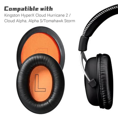 Öronkuddar för Kingston HyperX Cloud Hurricane 2/Cloud Alpha, Alpha S