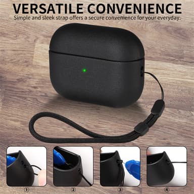 TPU Skyddsfodral för AirPods Pro/Pro 2 Svart Airpods Pro 2