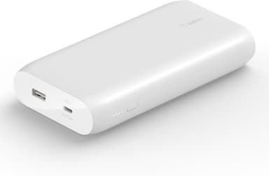 Belkin USB-C Power Bank 20K - strömkälla, 20 000 mAh, vit