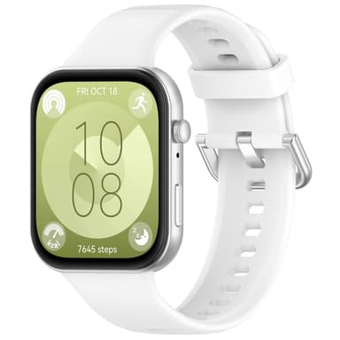 Silikonarmband för Huawei Watch Fit 3 Vit