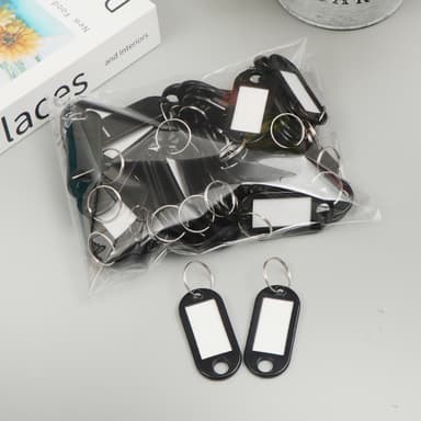 Multifunktionell Nyckelring, 50-pack Svart
