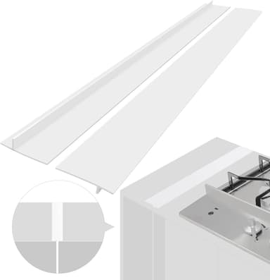 Spislist håller rent mellan spis och skåp 61.5 cm 2-pack Vit