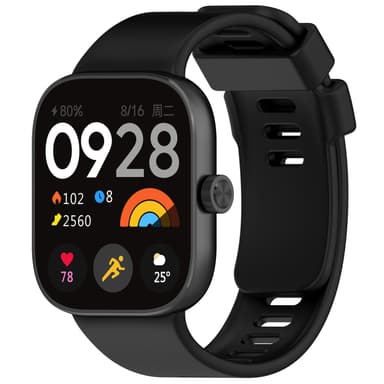 Silikonarmband för Redmi Watch 4 Svart