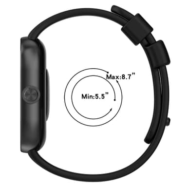 Silikonarmband för Redmi Watch 4 Svart