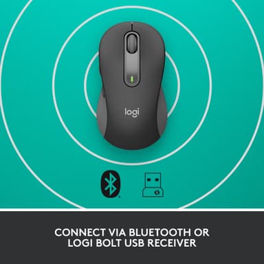 Logitech Signature M650 medium trådlös mus (grafit)