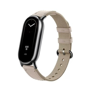 Vävt Klockarmband för Xiaomi Mi Band 8 Vit