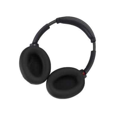 1 par Hörlurskuddar i silikon, Pannband för Sony WH-1000XM3 Svart