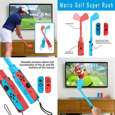 Tillbehörspaket 12 delar Kompatibelt med Nintendo Switch Flerfärgad