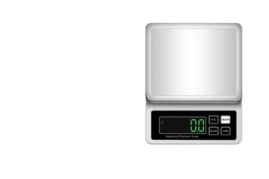 Elektronisk Digitalvåg Vit 10 kg/0,1 g