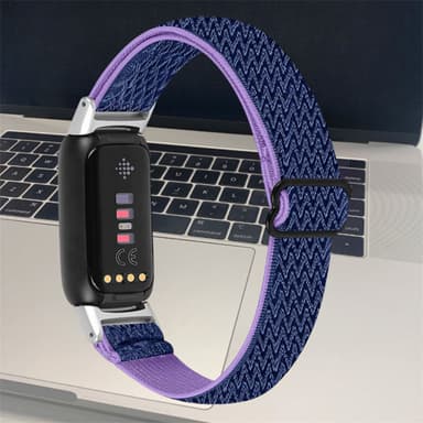 Justerbar Nylonrem för Fitbit Alta Blå