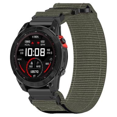 Garmin 20 mm Klockarmband i Nylon Grå