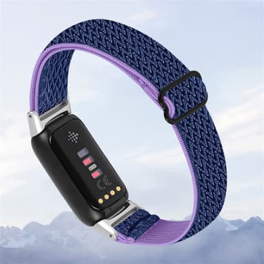 Justerbar Nylonrem för Fitbit Alta Blå
