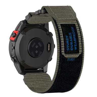 Garmin 20 mm Klockarmband i Nylon Grå