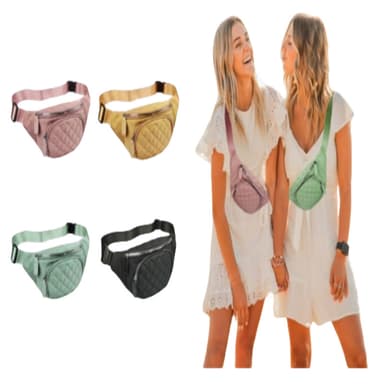 Crossbody-väska i nylon för kvinnor
